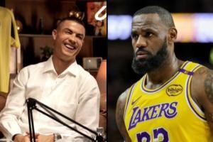 谁可以激励你?C罗:詹姆斯 我们年龄相仿 但我头发比他多